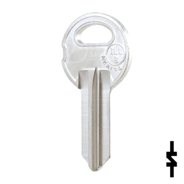 Uncut NP Key Blank | Illinois | ILL8, S1042ZP Office Furniture-Mailbox Key JMA USA