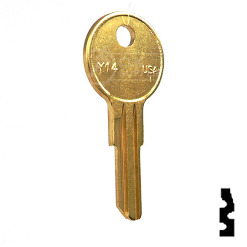 Y14, O1122AR Yale Key Office Furniture-Mailbox Key JMA USA