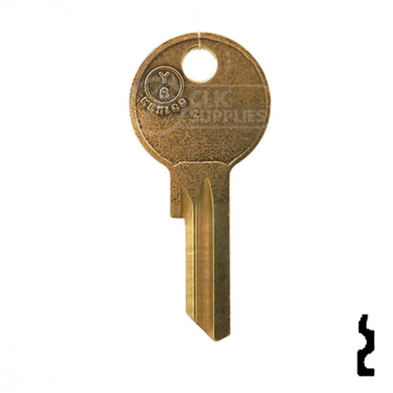 Uncut Key Blank | Yale | Y6, 997X
