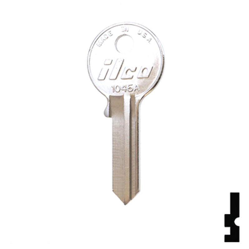Padlock Key Blanks Uncut Key Blank American, Master Padlock 1046A by Ilco CLK Supplies
