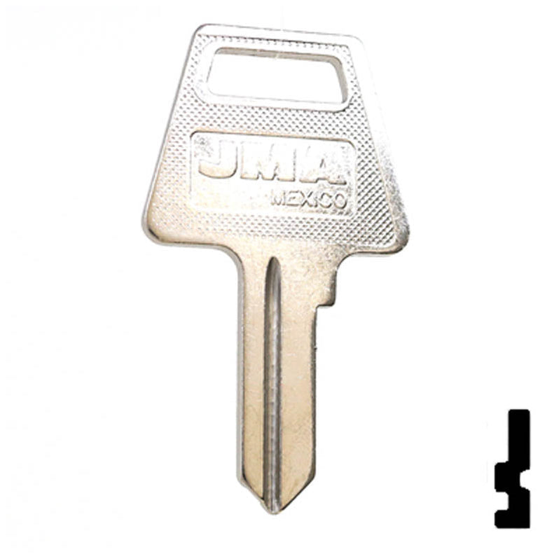 Padlock Key Blanks Uncut Key Blank American Padlock AM3, 1045 by Ilco CLK Supplies