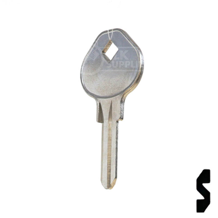 1 Chateau Padlock Key Blank Commercial Residential Keys Y52 997E - Foto 3