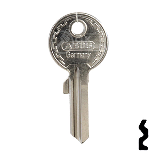 Uncut Key Blank | ABUS | ABUS 24/41 KBR for 24, 28, 41 Series Locks, 90010 Padlock Key Abus Lock Co.