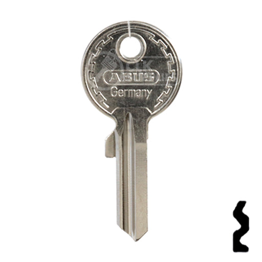 Uncut Key Blank | ABUS | ABUS 24/41 KBR for 24, 28, 41 Series Locks, 90010 Padlock Key Abus Lock Co.