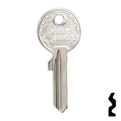 Uncut Key Blank | ABUS | ABUS 24/RK26 KBR for 41 Series Locks, 90015 Padlock Key Abus Lock Co.