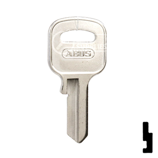 Uncut Key Blank | ABUS | ABUS 55/40 KB for 55/40 Series Locks, 90150 Padlock Key Abus Lock Co.