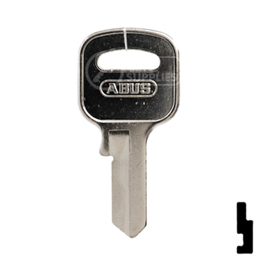 Uncut Key Blank | ABUS | ABUS 55/40 KB for 55/40 Series Locks, 90150 Padlock Key Abus Lock Co.