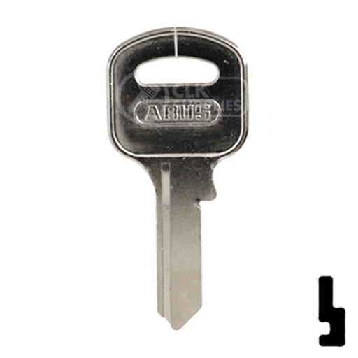 Uncut Key Blank | ABUS | ABUS 55/50 KB for 55/50 Series Locks, 90170 Padlock Key Abus Lock Co.