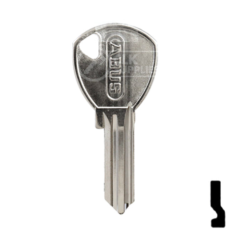 Uncut Key Blank | ABUS | ABUS 65/40 KB for 70 Series Locks, 90243 Padlock Key Abus Lock Co.