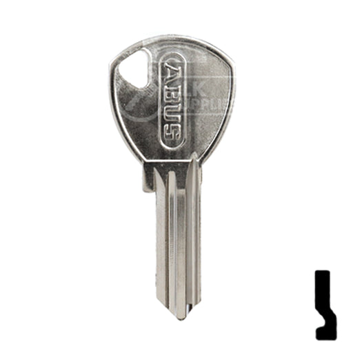 Uncut Key Blank | ABUS | ABUS 65/40 KB for 70 Series Locks, 90243 Padlock Key Abus Lock Co.