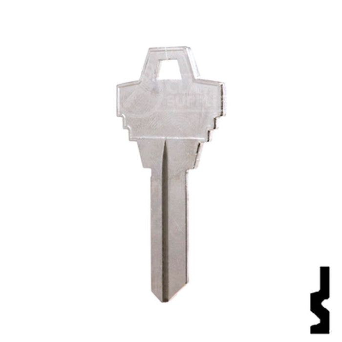 Uncut Key Blank |  Goal | GL3 Padlock Key Ilco