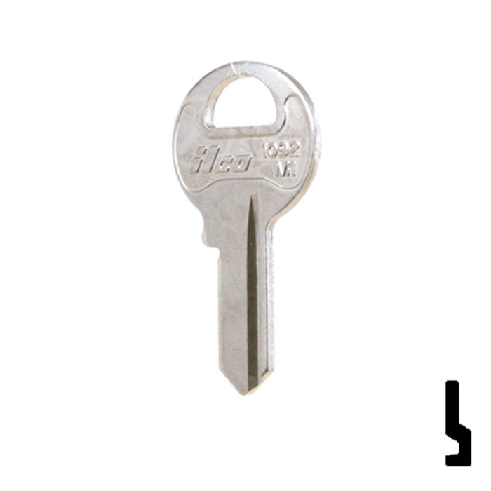 Uncut  Key Blank | Master | 1092, M1 Padlock Key Ilco