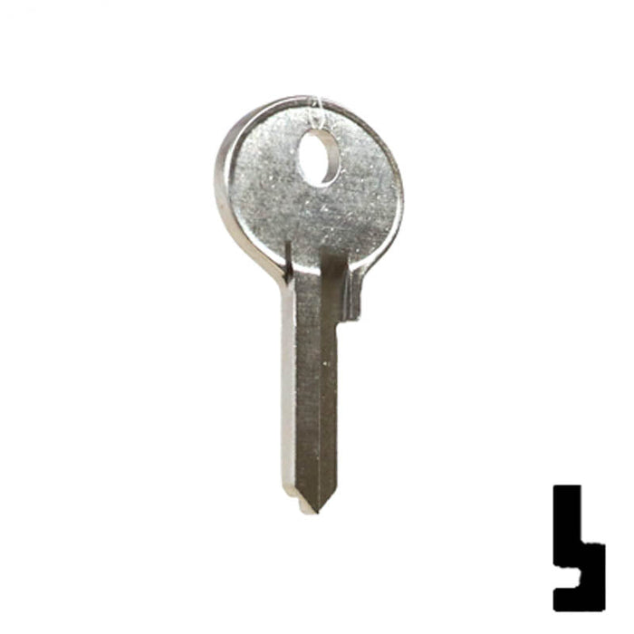 Uncut Key Blank | Master | 1092B, M2 Padlock Key Ilco