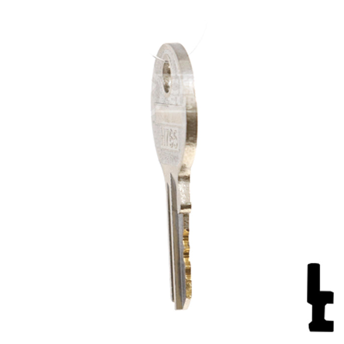 Uncut Key Blank | Master Padlock | BD134 Padlock Key Framon Manufacturing Company, Inc