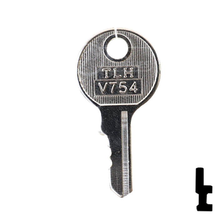 Uncut Key Blank | Master Padlock | BD134 Padlock Key Framon Manufacturing Company, Inc