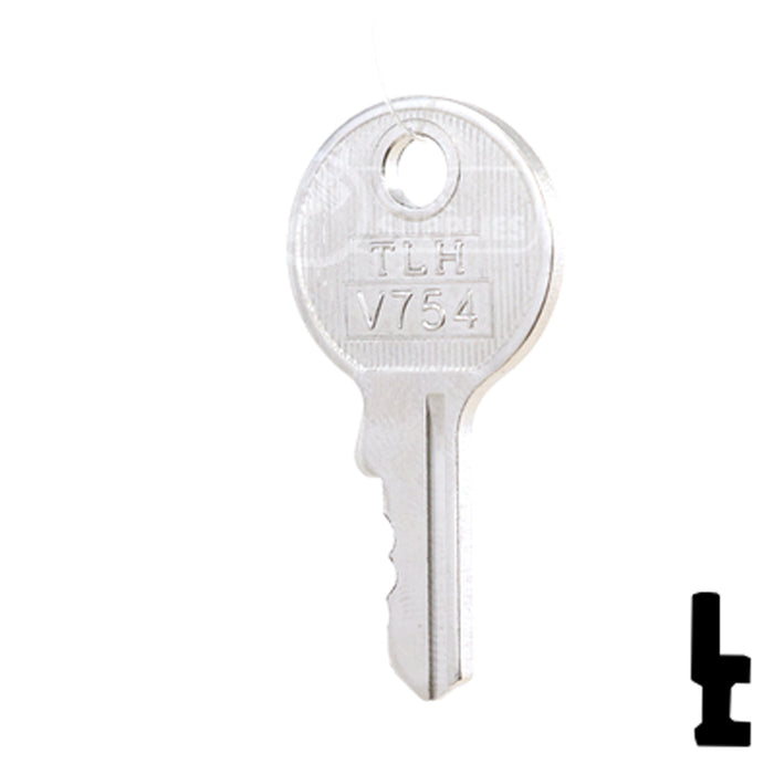 Uncut Key Blank | Master Padlock | BD134 Padlock Key Framon Manufacturing Company, Inc