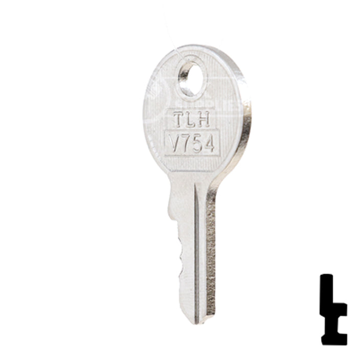 Uncut Key Blank | Master Padlock | BD134 Padlock Key Framon Manufacturing Company, Inc