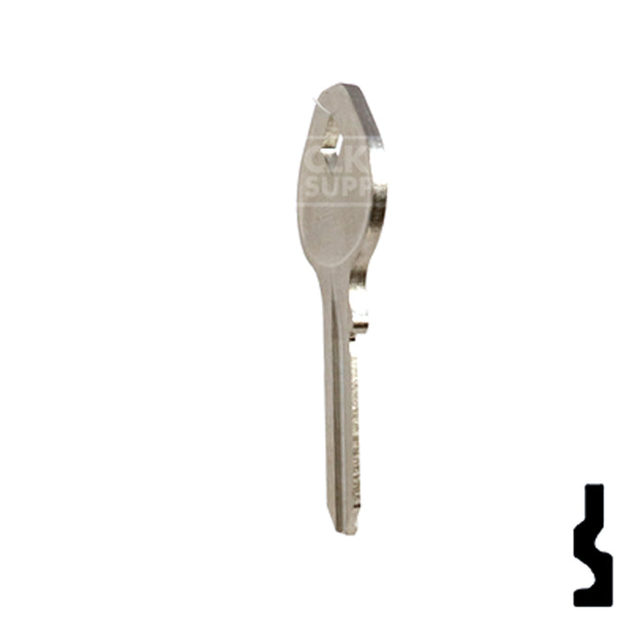 Uncut Key Blank | Mintcraft Padlock | 1643 Padlock Key Ilco