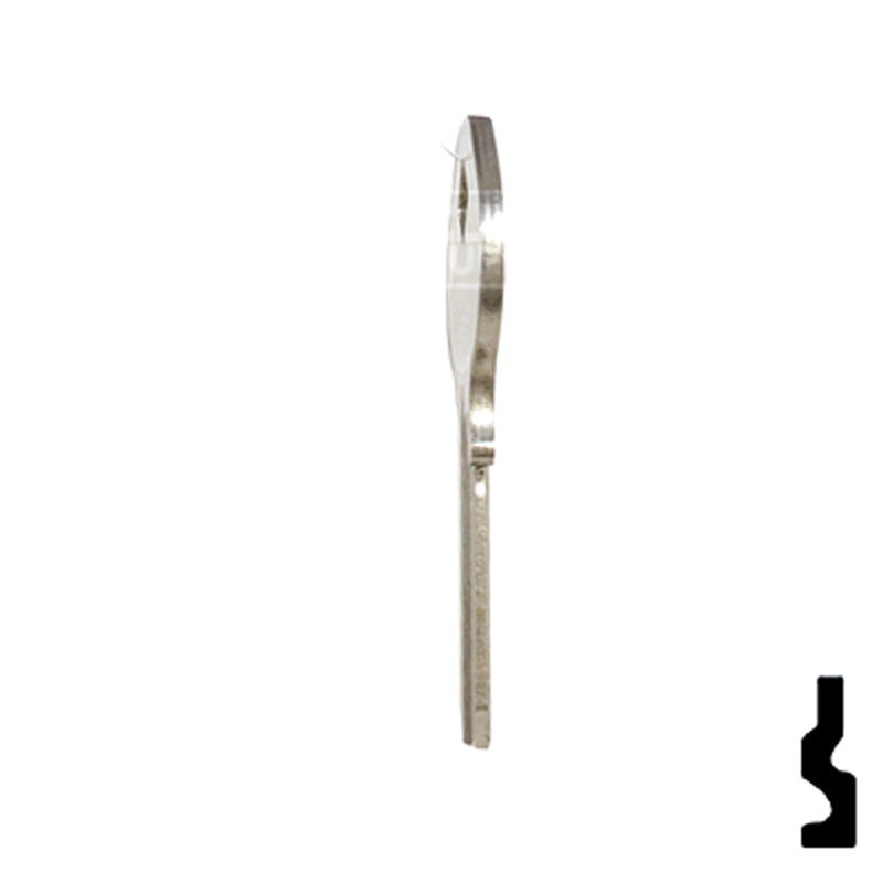 Uncut Key Blank | Mintcraft Padlock | 1643 Padlock Key Ilco