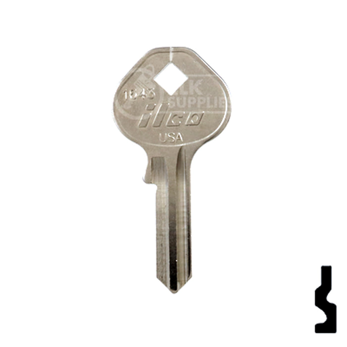 Uncut Key Blank | Mintcraft Padlock | 1643 Padlock Key Ilco