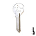 Uncut Key Blank | Viro | 191A Padlock Key Ilco