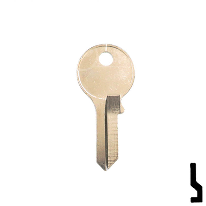 Uncut Key Blank | Viro | VR5, VR91B Padlock Key JMA USA