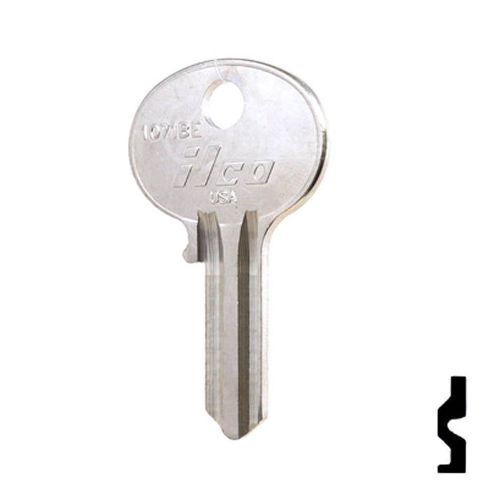 Uncut Key Blank | Wilson-Bohannon | 1071BE Padlock Key Ilco