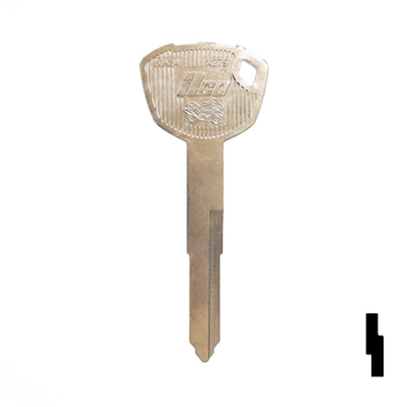 KA34, X279 Kawasaki Motorcycle Key Blank | CLK SUPPLIES, LLC — CLK