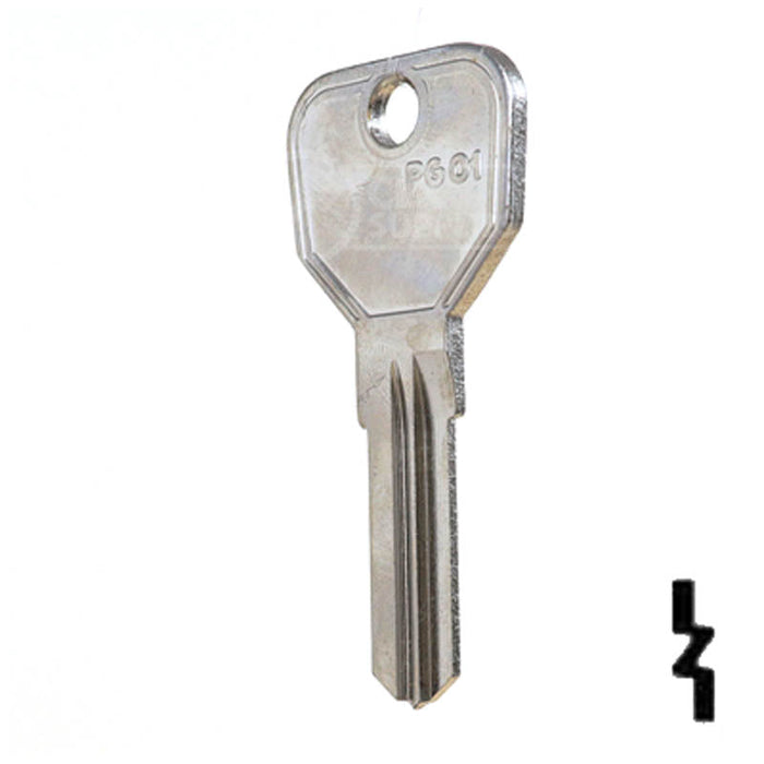 PGO1 Scooter Key Blank | Steel Power Sport Key JMA USA