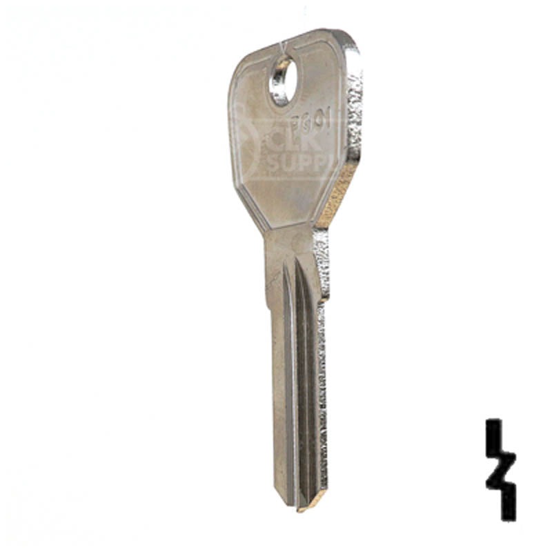 PGO1 Scooter Key Blank | Steel Power Sport Key JMA USA