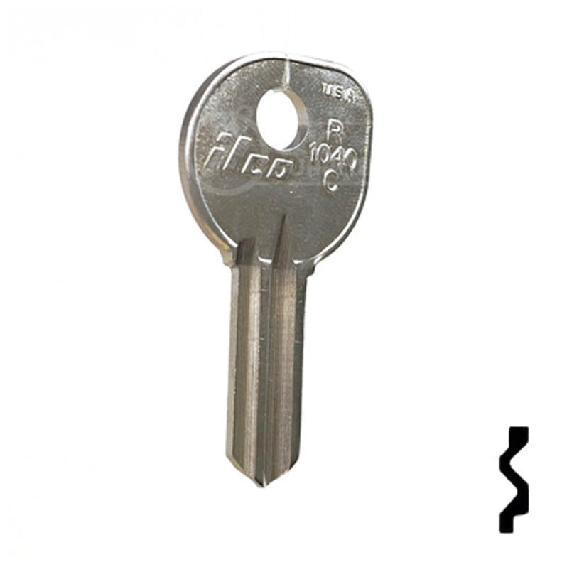 Uncut Boat Key Blank Clum R1040C
