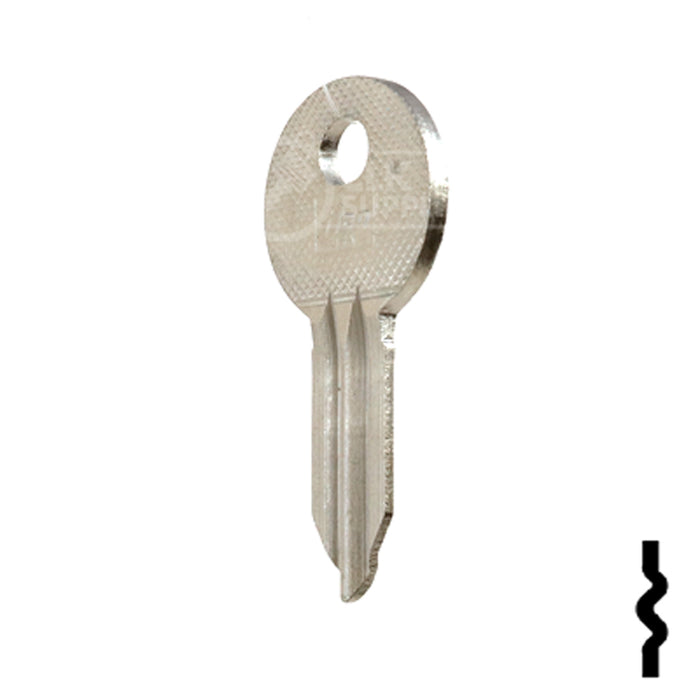 Uncut Key Blank | Clum, Mariner Boat | 1040B Power Sport Key Ilco