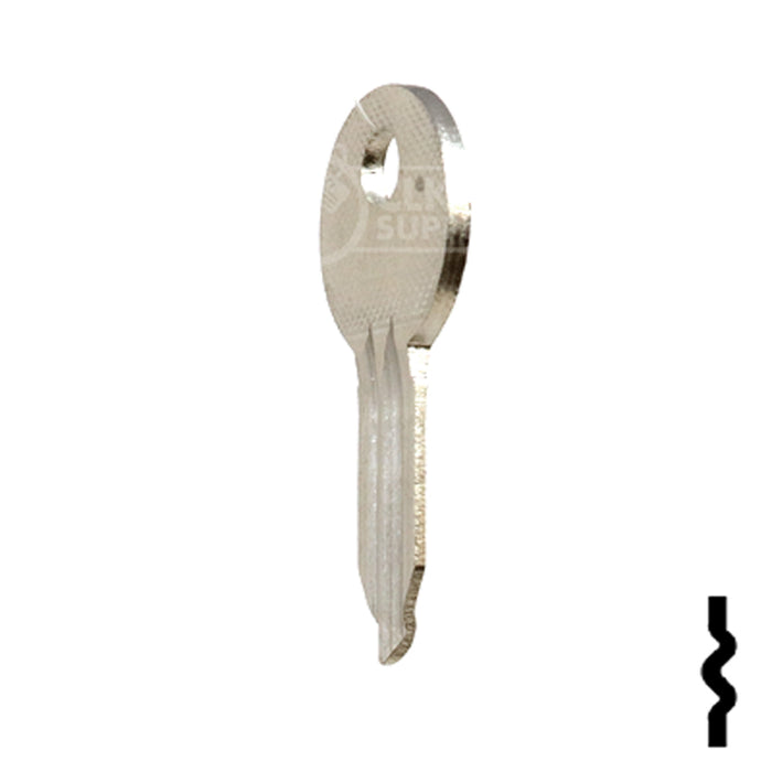 Uncut Key Blank | Clum, Mariner Boat | 1040B Power Sport Key Ilco