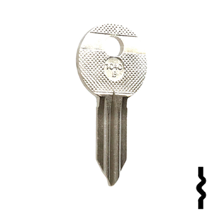 Uncut Key Blank | Clum, Mariner Boat | 1040B Power Sport Key Ilco