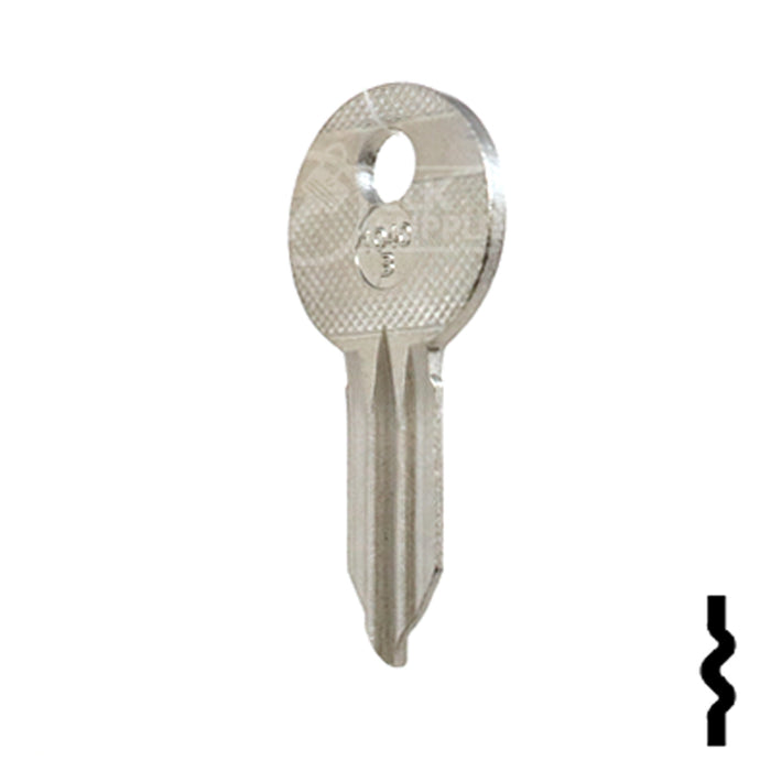 Uncut Key Blank | Clum, Mariner Boat | 1040B Power Sport Key Ilco