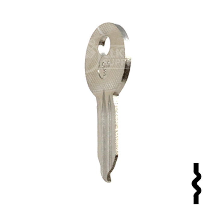 Uncut Key Blank | Clum, Mariner Boat | 1040B Power Sport Key Ilco