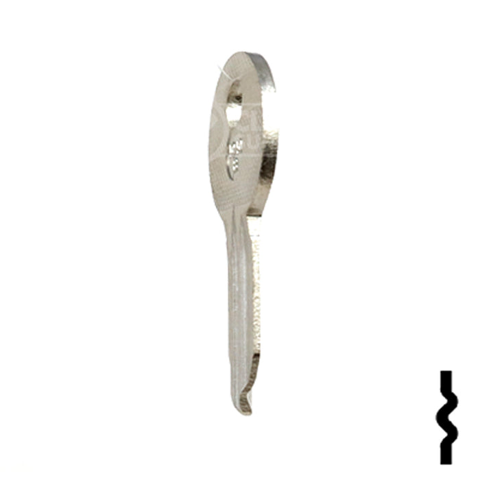 Uncut Key Blank | Clum, Mariner Boat | 1040B Power Sport Key Ilco