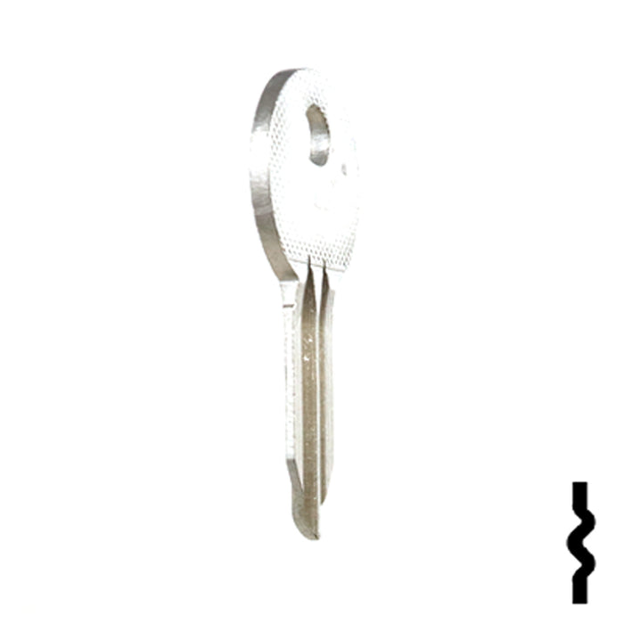 Uncut Key Blank | Clum, Mariner Boat | 1040B Power Sport Key Ilco