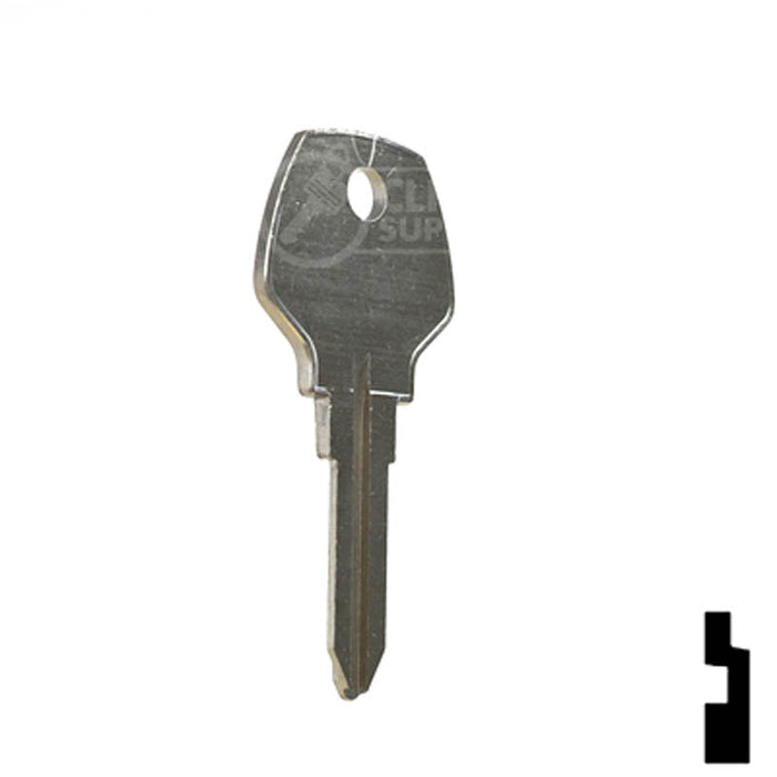 Uncut Key Blank | Harley Davidson | X125 Power Sport Key Ilco