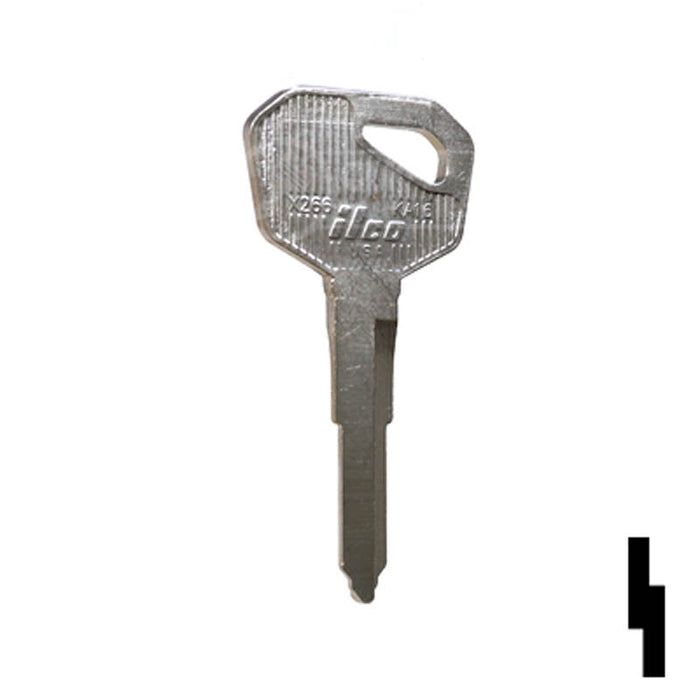 Uncut Key Blank | Kawasaki| KA16-NP, KW16C-P Power Sport Key Ilco