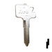 Uncut Key Blank | Kawasaki | KW14R Power Sport Key Ilco