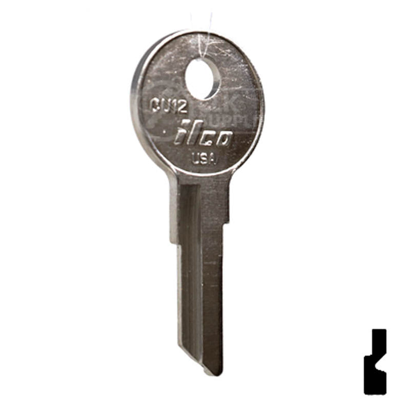 Key Blanks CU12 Mercury Clum Boat Replacement Uncut Key