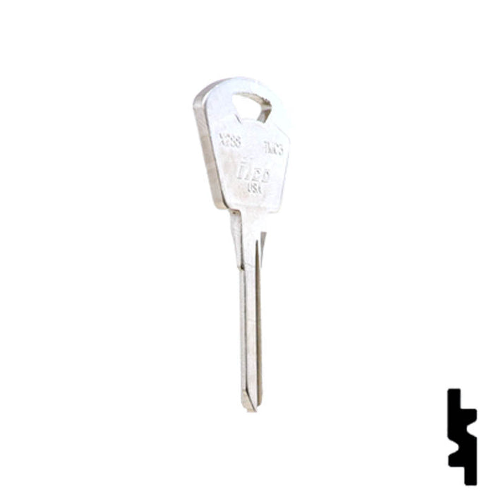 Uncut Key Blank | Triumph Motorcycle | X288, TMC3 Power Sport Key Ilco