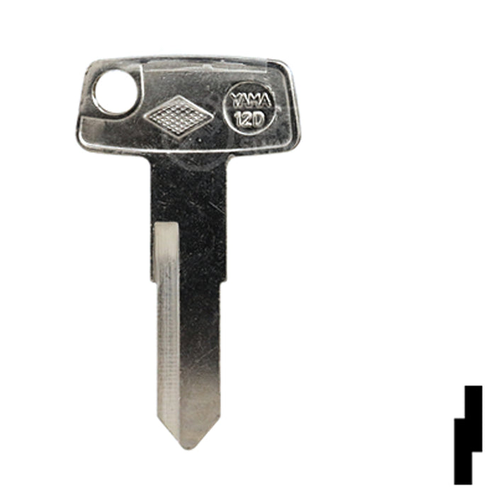 Uncut Key Blank | Yamaha | YH38, X77, YAMA-12D Power Sport Key JMA USA