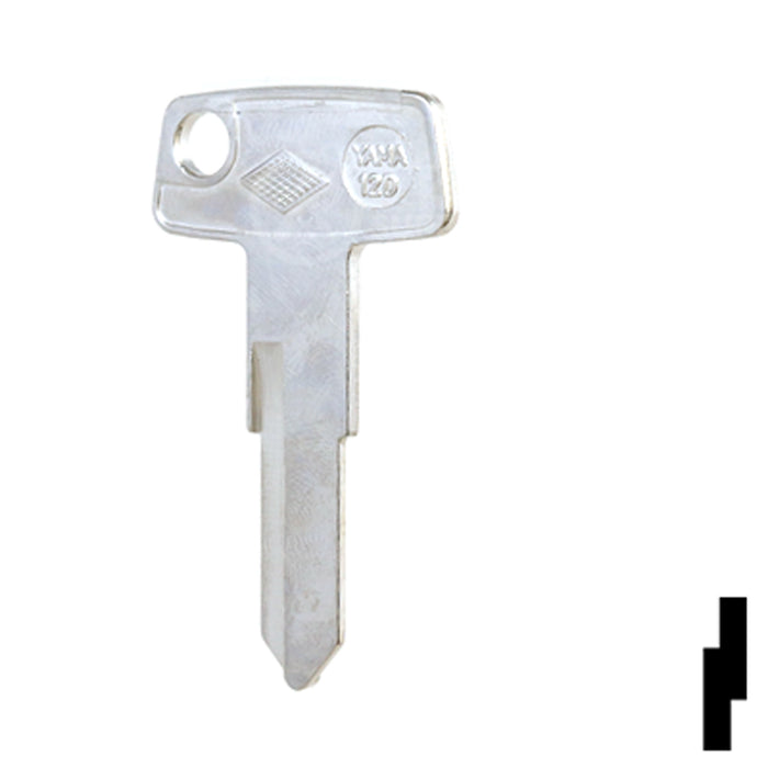 Uncut Key Blank | Yamaha | YH38, X77, YAMA-12D Power Sport Key JMA USA