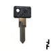 Uncut Key Blank | Zadi | ZD16RP Power Sport Key Ilco