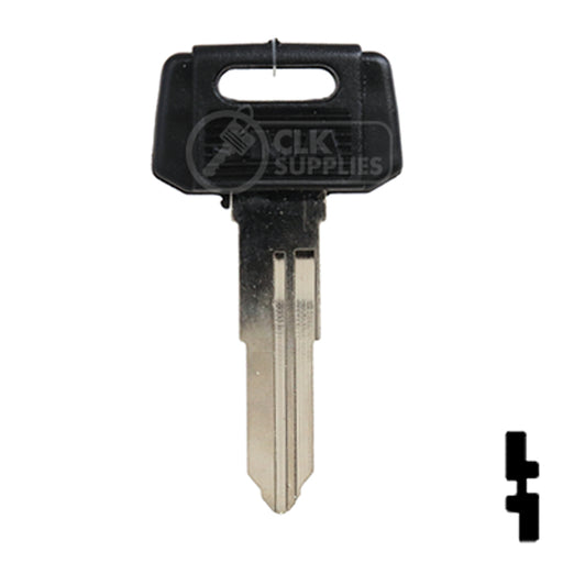 Uncut Plastic Head Key Blank | Yamaha | YH29P, YAMA-23D.P Power Sport Key JMA USA