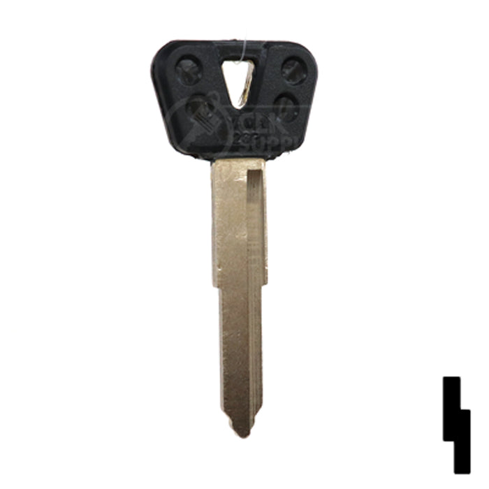 Uncut Plastic Head Key Blank | Yamaha | YH64P, YAMA-26.P Power Sport Key JMA USA