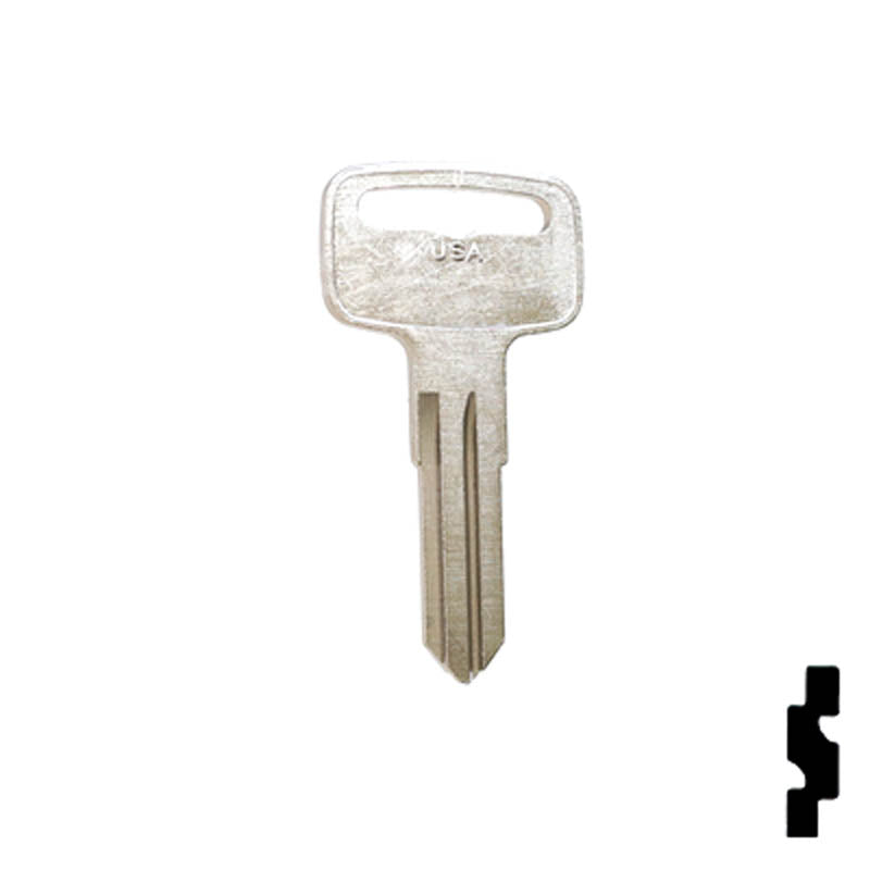 X111 (YM55) Yamaha Key Blank | CLK SUPPLIES, LLC — CLK Supplies