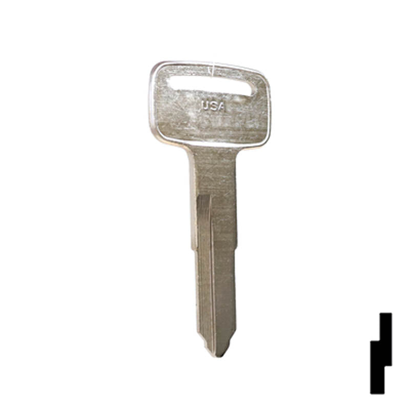 X120 (YH46) Yamaha Key Blank Power Sport Key Ilco
